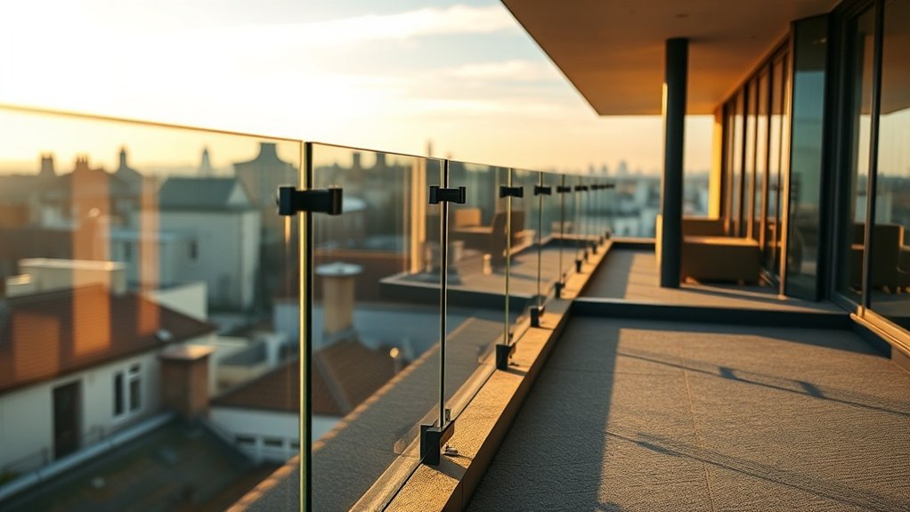 Terrace Glass Balustrades East Ham